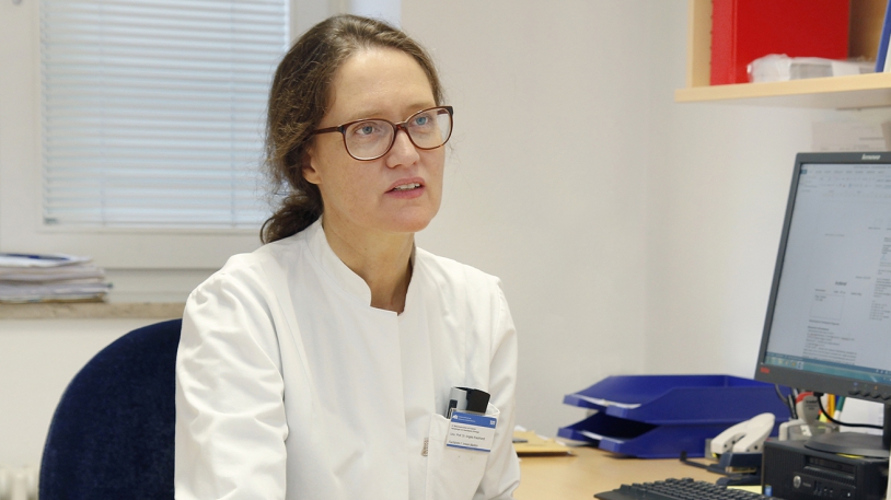 Prof. Angela Krackhardt, Krebsspezialistin am Klinikum rechts der Isar