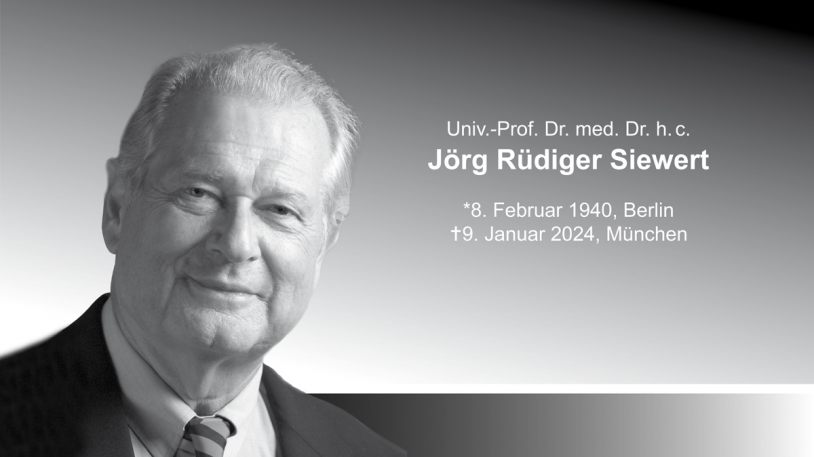Univ.-Prof. Dr. med. Dr. h. c. Jörg Rüdiger Siewert, Foto: Klinikum rechts der Isar