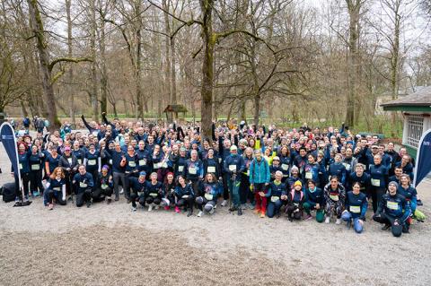 Team des TUM Klinikums beim Organspendelauf 2025 im Englischen Garten